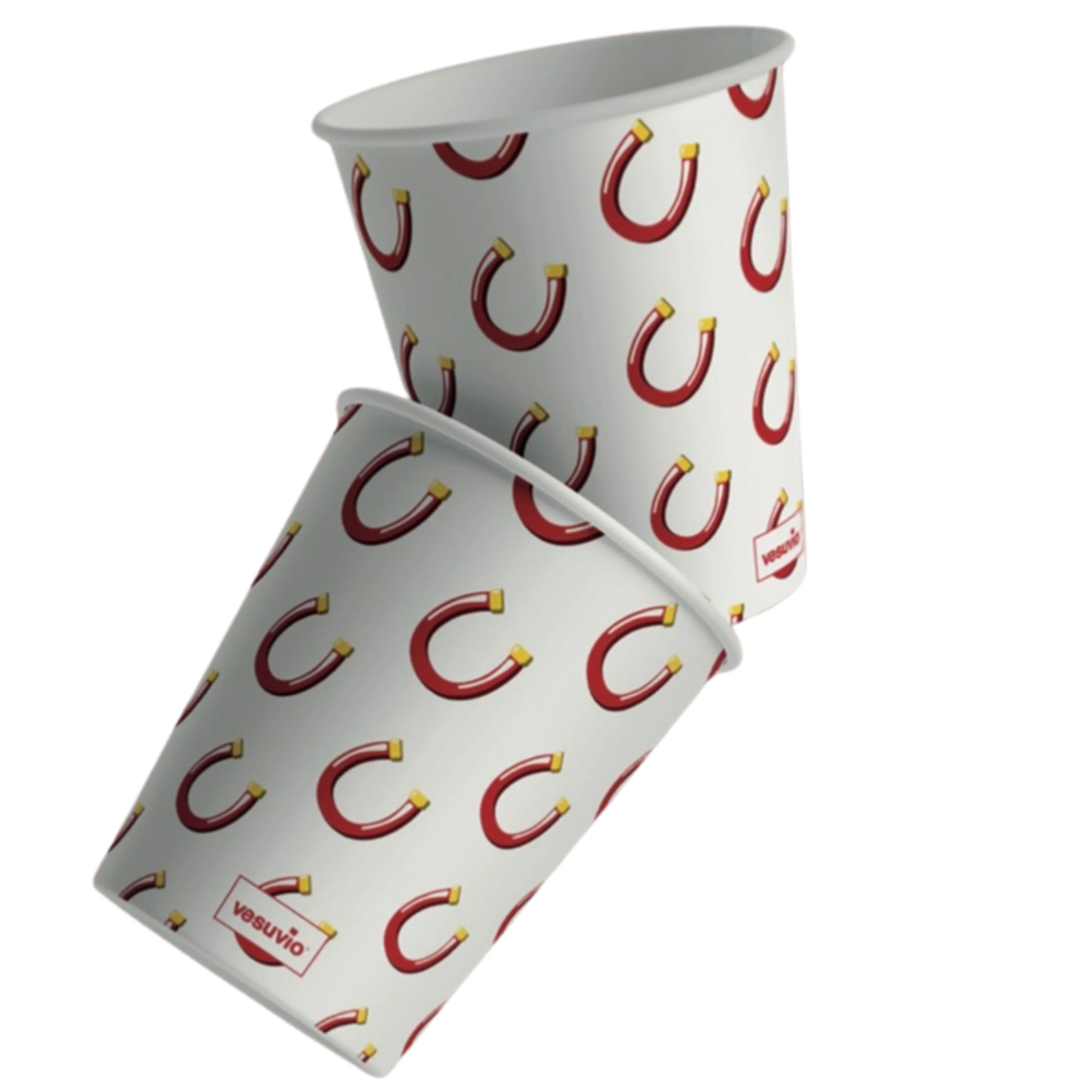 Bicchieri Caffè Monouso - Vesuvio - Napoli Iconica - 50pz - 75ml - Fantasie Assortite - Image 3