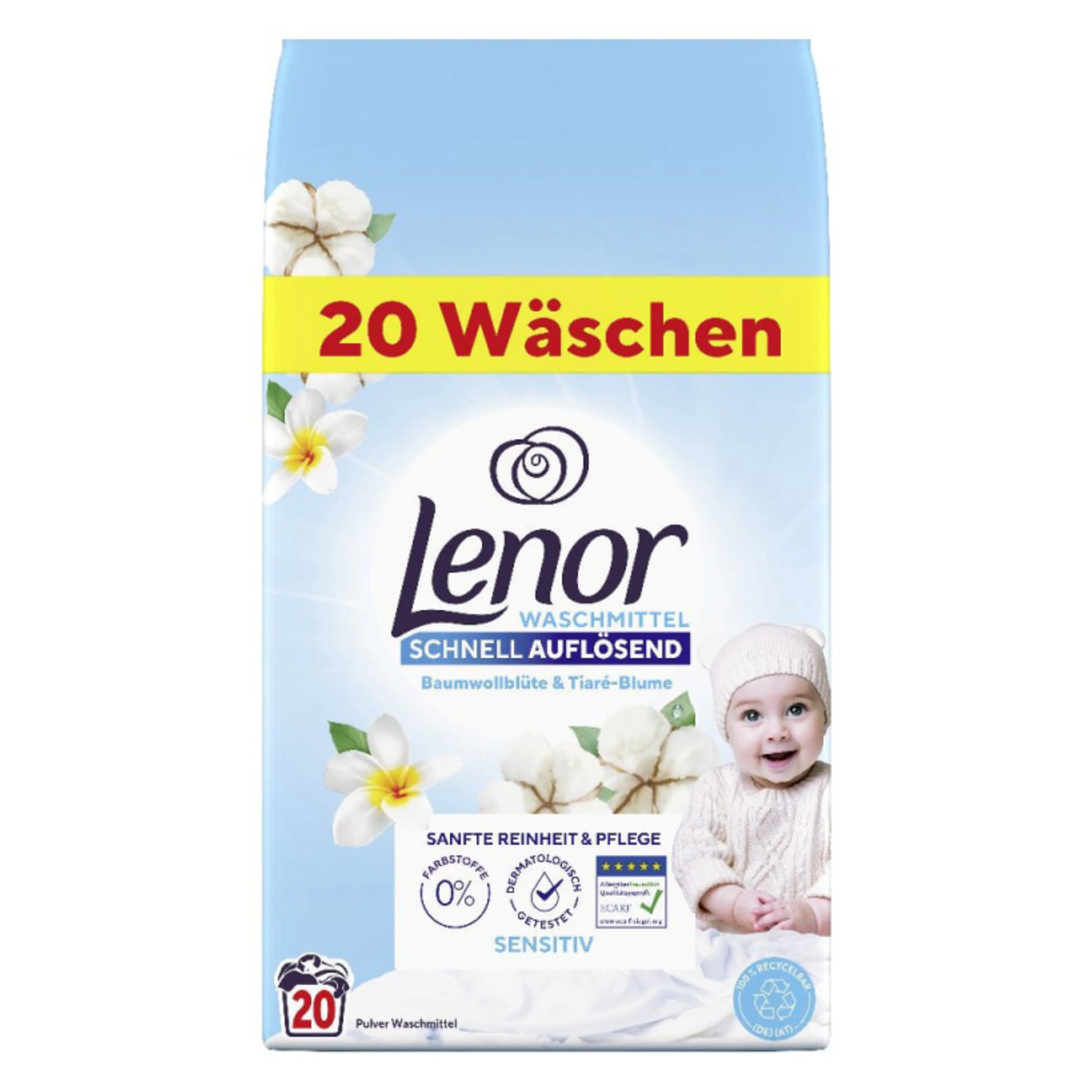 Detersivo Polvere Lavatrice - Lenor - 20lav - 1,2KG - Varie Fragranze - Image 2