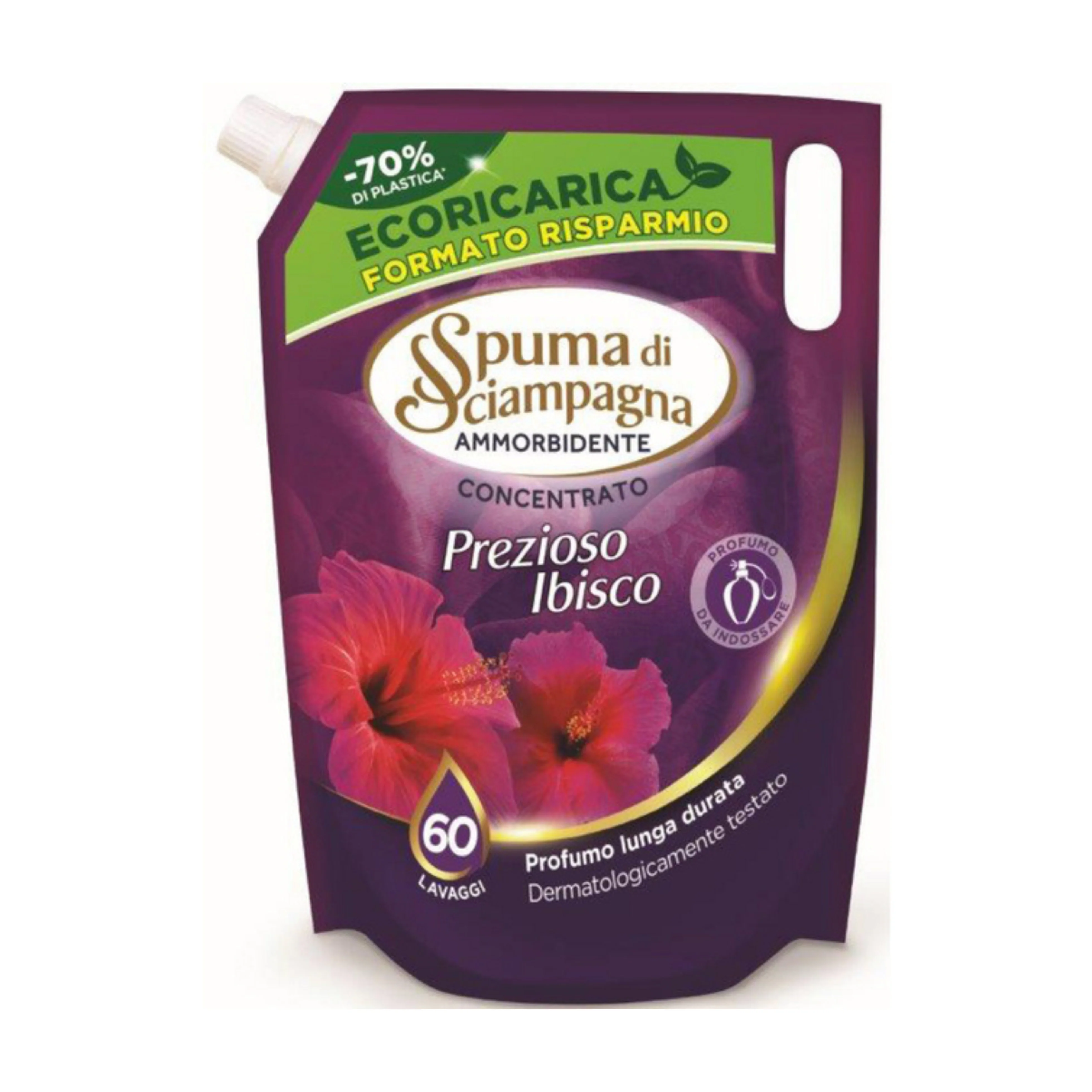 Ecoricarica Ammorbidente Concentrato - Spuma di Sciampagna - 60 lav - 1,2 LT - Varie Fragranze - Image 2