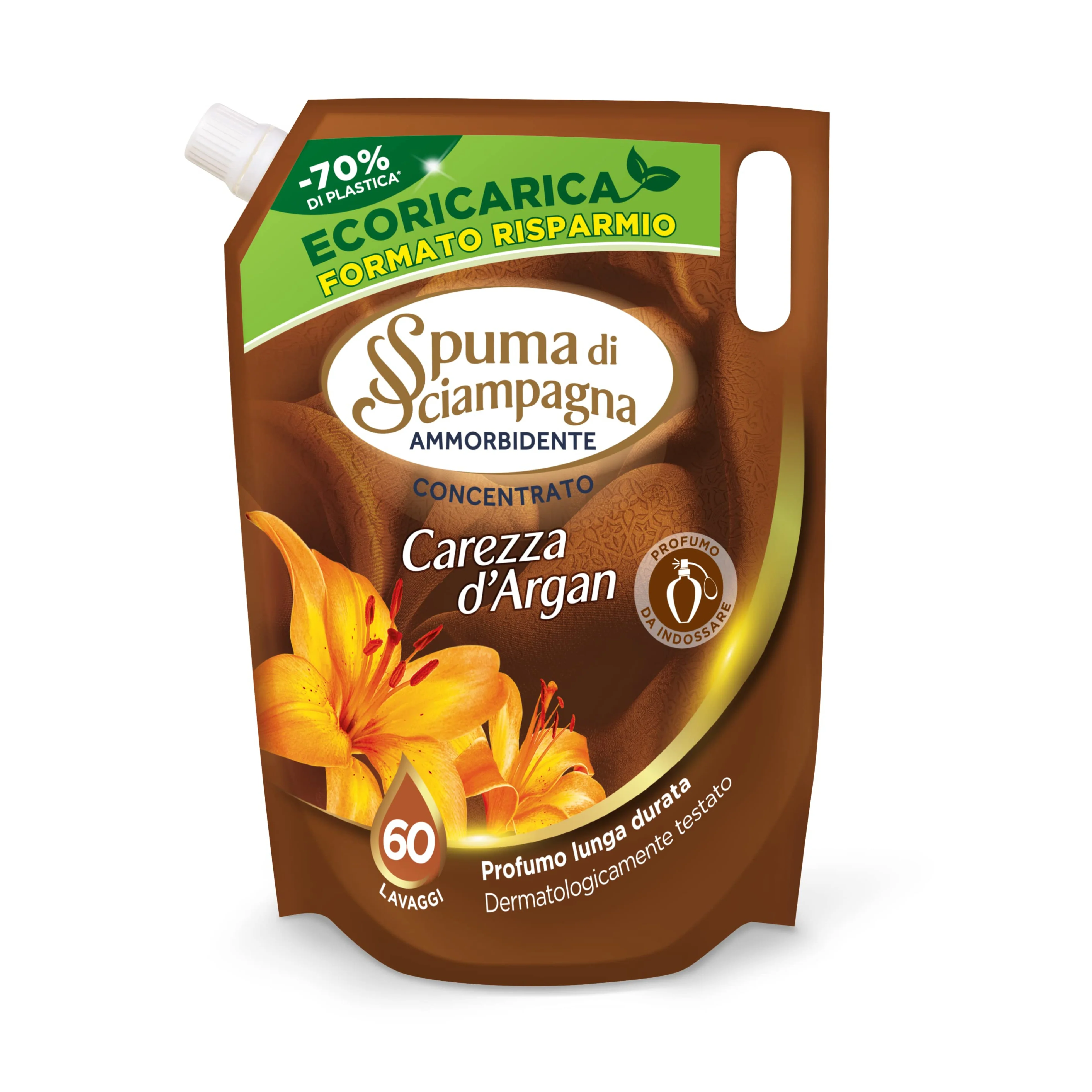 Ecoricarica Ammorbidente Concentrato - Spuma di Sciampagna - 60 lav - 1,2 LT - Varie Fragranze - Image 4